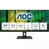 Монитор  AOC 34.0' AOC IPS LED U34E2M WQHD Black (4ms, 4000:1, 300cd, 3440x1440, 178°/178°, 2 x HDMI2.0, DisplayPort, Audio Line-out, VESA) 