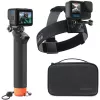 Аксессуары экшен камеры  GoPro GoPro Adventure Accessories Kit, Includes: 1x Head Strap + Qiuick Clip 2.0, 1x Floating Hand Grip, 1x Transport Bag, 216x137x64mm, 240g 