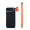 Жёсткий диск внешний  VERBATIM M.2 External SSD 1.0TB Verbatim Pocket USB 3.2 Gen 2, Black/Orange, USB-C, Sequential Read/Write: up to 1000/1000 MB/s, Windows®, Mac, Keyring and Cable Holder, Portable, Compact, Rugged and Perfect for travel, Ultra-lightweight, Cloth bag, Nero Bac 