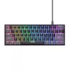 Gaming keyboard  TRUST Trust Gaming GXT 867 ACIRA  60% Mini mechanical gaming keyboard, Outemu linear mechanical red switches, full RGB illumination, 61 keys, 50 million key presses, US, 1.5 m, USB, Black 