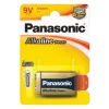 Батарея  PANASONIC Crona 9V Panasonic "ALKALINE Power" Blister*1, Alkaline, 6LR61REB/1BP
Format bateriei:  Crona 
Tip de baterie:  Alcalina 
Tensiune :  9 V 