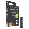 Acumulator  PANASONIC AA  Eneloop PRO 2500mAh, Blister*2, Panasonic, BK-3HCDE/2CP
Format bateriei:  AA 
Tip de baterie:  Ni-MH 
Tensiune :  1,2 V
Reîncărcabilă:  Da 