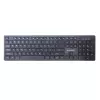 Комплект (клавиатура+мышь)  GEMBIRD Wireless Keyboard & Mouse Gembird KBS-WCH-04-RU, Fn keys, Slim , 1600dpi, 4 buttons, Ambidextrous, 1xAA/1xAAA, 2.4Ghz, EN/RU, Black 