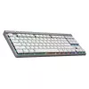 Gaming keyboard  LOGITECH Gaming Wireless Keyboard Logitech G515 TKL, Mechanical, Thin, Low-profile, GL Tactile SW, Double-shot PBT, Macro, RGB, 1500mAh, 2.4GHz+BT, EN, White
.                                                                                                     