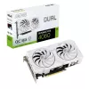 Placa video  ASUS ASUS Dual GeForce RTX™ 4060 EVO WHITE OC Edition 8GB GDDR6 128bit, 2535/17000MHz, 1xHDMI, 3xDP, Dual Fan, PCI-E 4.0, 2.5-slot design, Axial-tech fans, Dual Ball bearing, 0dB technology, Dual Bios, Protective Backplate, 1x8pin, White, Retail 