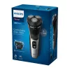 Masina de tuns  PHILIPS Shaver Philips S3143/00
Sistem de ras:  Rotativa 
Moduri de utilizare:  Uscat, Umed 
Indicații:  Indicator de încărcare a bateriei 
Tip acumulator:  Li-Ion 
Timp funcționare de la baterie :  60 min
Carcasă rezistentă la apa:  Da 