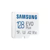 Карта памяти  Samsung .128GB MicroSD (Class 10) UHS-I (U3)+SD adapter, Samsung EVO Plus 2024 "MB-MC128SA" (R:160MB/s) 