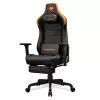 Fotoliu Gaming  Cougar Gaming Chair Cougar Armor EVO S Black/Orange, User max load up to 120kg / height 145-180cm, Retractable Footrest.
Încărcare maximă:  120 kg
Materialul scaunului:  PU Piele 
Clasa gazlift:  Clasa 4 
Tipul bazei:  Oțel/Plastic ABS  
Unghiul max. de dev 