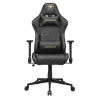 Fotoliu Gaming  Cougar Gaming Chair Cougar Armor One V2 GOLD Black/Gold, User max load up to 120kg / height 145-180cm
https://cougargaming.com/products/chairs/armor-one-v2/
Încărcare maximă:  120 kg
Materialul scaunului:  PVC Piele 
Clasa gazlift:  Clasa 4 
Tipul bazei:  O 