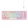 Gaming keyboard  Havit Gaming Keyboard Havit KB874L, Mechanical, Blue SW, All keys roll-over, 67 Keys, 50M, RGB, 1.8m, USB, EN, Pink/White
.                                                                                                        
Light Type: Blended light    