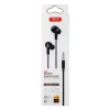 Наушники проводные  XO XO earphones, EP22 music, Black
Design căști:  Intraaurale 
Tipul de conexiune:  Cu fir 
Conectori audio:  3.5 mm mini-jack 
Microfon încorporat:  Da 