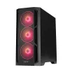 Carcasa fara PSU  CHIEFTEC Case EATX Chieftec APEX Lumo, w/o PSU, 0.6mm, 4x140mm ARGB, Front Mesh, Tempered Glass, RGB Hub, 1xUSB-С, 2xUSB3.0, 2x2.5", 2x3.5", Black 