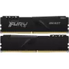 RAM  KINGSTON 32GB (Kit of 2*16GB) DDR4-3200 Kingston FURY Beast DDR4, PC25600, CL16, 1.35V, 1Gx8, Auto-overclocking, Asymmetric BLACK low-profile heat spreader, Intel XMP Ready, KF432C16BB1K2/32 