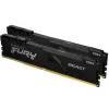 Модуль памяти  KINGSTON 32GB (Kit of 2*16GB) DDR4-3600 Kingston FURY Beast DDR4, PC28800, CL18, 1.35V, Auto-overclocking, Asymmetric BLACK low-profile heat spreader, Intel XMP Ready,KF436C18BBK2/32 