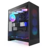 Корпус без БП  NZXT Case ATX NZXT H7 Flow RGB (2024), 1x360mm RGB, Front&Top Mesh, Tempered Glass, Dust Filter, 2xUSB 3.2, 1xUSB-C, 1x3.5", (2+2)x2.5', Black 