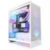 Корпус без БП  NZXT Case ATX NZXT H7 Flow RGB (2024), 1x360mm RGB, Front&Top Mesh, Tempered Glass, Dust Filter, 2xUSB 3.2, 1xUSB-C, 1x3.5", (2+2)x2.5', White 