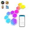 Умное освещение  GOVEE Hexagonб Glide Hexa Light Panels 10 Pack Wi-Fi + BT, Multicolor, Diffused RGBIC Light Effects, No Hub Required, DIY Lighting Effects, Flexible Installation, 40 Preset Lighting Effects, Customizable Design Layout, App, Control Box, Voice