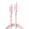 Кабель  XO Type-C to Type-C Cable XO, PD fast charging 60W, NB-Q265B, Pink 