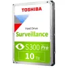 HDD  TOSHIBA 3.5" HDD 10.0TB-SATA- 256MB Toshiba S300 Pro Surveillance HDWT31AUZSVA, Surveillance, CMR, 7200rpm, 1.0M (MTTF) 