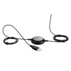 Casti fara fir  Jabra Headset Jabra Evolve 20 Stereo UC, 28mm driver, 150Hz-7kHz, 32 Ohm, 93.6db, 132g., Foam ear cushions, Busylight, 0.95+1.2m, USB, Black 