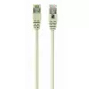 Патчкорд  GEMBIRD 1 m, FTP Patch Cord  Gray, PP22-1M, Cat.5E, Gembird, molded strain relief 50u” plugs 