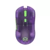 Gaming Mouse  EDIFIER Edifier Tri-Mode Wireless Gaming Mouse HECATE G3M PRO Transparent Purple- 2.4G, Bluetooth, wired USB-C mode, HUANO Mechanical Switch: Gaming/silent dual mode, 70 Hours Battery Life, PAM3395 sensor: 26000dpi and 650IPS, PTFE Teflon Foot Pads, Max Acce 