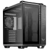 Carcasa fara PSU  ASUS GT502 PLUS ASUS TUF GAMING TG ARGB BLACK CASE, w/o PSU, Dual Chamber Chassis, Panoramic View, Front&Left Side Tempered Glass, Tool-Free Side Panels, Vertical VGA Mount, Top: 3x120mm ARGB fans, Rear: 1xARGB 120mm fan, 4x 2.5”/3.5, ARGB HUB, 1xUSB-C 3. 