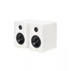 Boxa  EDIFIER Edifier M60 2.0 Speakers, White, 66W (2x15W+ 2x18W) RMS, Bluetooth 5.3, LDAC, Hi-res sertified, 24bit/96kHz, 1" silk dome tweeters, 3" long-throw aluminum diaphragm mid-low drivers, Class-D amplifier, DSP,  3.5mm AUX & USB-C audio inputs, EDIFIER Con 