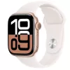 Smartwatch  APPLE Apple Watch Series 10 GPS, 42mm Rose Gold Aluminium Case with Light Blush Sport Band - S/M, MWWH3 (USA) 