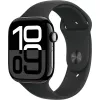 Смарт часы  APPLE Apple Watch Series 10 GPS, 46mm Jet Black Aluminium Case with Black Sport Band - M/L, MWWQ3 (USA)
Dimensiunea ceasului :  46 mm
Material carcasă:  Aluminiu 
Rezistență la apă:  5 ATM / 50 m 
Memorie internă:  64 GB
Platformă software:  watchOS 
Tip d 