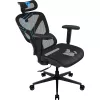 Игровое геймерское кресло  ThunderX3 Ergonomic Office Chair ThunderX3 YTC Racer Black/Blue, User max load up to 125kg / height 165-185cm 