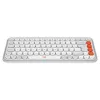 Клавиатура беспроводная  LOGITECH Wireless Keyboard Logitech POP ICON, Compact design, Low-profile keys, Dual printed layout, Easy-Switch Keys, 2xAAA, Bluetooth, EN, White/Orange
.                                                                                                         