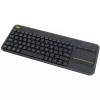 Клавиатура беспроводная  LOGITECH Wireless Touch Keyboard Logitech K400 Plus, Compact, Touchpad, F-keys, Quiet typing, Unifying receiver, 2xAA, 2.4Ghz, EN/RU, Black
.                                                                                                                 
PN:  