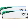 Модуль памяти  PATRIOT 64GB (Kit of 2x32GB) DDR5-6000 VIPER (by Patriot) ELITE 5 DDR5 (Dual Channel Kit) PC5-48000, CL30, 1.35V, One-of-a-Kind White Aluminum Heatshield, Intel XMP 3.0 / AMD EXPO, On-Die ECC, Thermal sensor, Matte White with Black Viper logo 