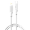 Cablu  XO Type-C to Lightning Cable XO, PD fast charging 27W, NB-Q265A, White 