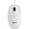 Mouse  LOGITECH Logitech Corded Optical Mouse, B100, 1000 DPI, White 