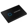 SSD  Samsung M.2 External SSD 500GB  Samsung T7 Touch USB 3.2, Black, USB-C, Fingerprint Security, Includes USB-C to A / USB-C to C cables, Sequential Read/Write: up to 1050/1000 MB/s, V-NAND (TLC), Windows/Mac/PS4/Xbox One compatible, Light, Portable, Durable MU 