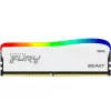 Модуль памяти  KINGSTON 16GB DDR4-3200  Kingston FURY® Beast DDR4 RGB Special Edition, PC25600, CL16, 1.35V, Auto-overclocking, Asymmetric WHITE heat spreader, Dynamic RGB effects featuring Kingston FURY Infrared Sync technology, Intel XMP Ready (Extreme Memory Profiles) KF 