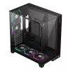 Carcasa fara PSU  GAMEMAX Case ATX GAMEMAX Infinity Pro, w/o PSU, 08/1.0mm, 5x120mm ARGB fans, Front&Side&Top Tempered Glass, DF, 1xUSB-C, 1xUSB 3.0, 3x2.5", 1x3.5", Black 