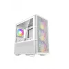 Корпус без БП  DEEPCOOL DEEPCOOL ”CH560 WH” ATX Case, with Hybrid Side-Window (Tempered Glass Side Panel) Megnetic, without PSU, Tool-Less, Pre-installed: Front 3x140mm ARGB fans, Rear 1x120mm ARGB, Top 360mm radiator, PSU Shroud, GPU bracket, 3x2.5” Bays / 2x3.5” Bays, 1xT 