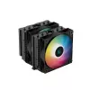 Кулер универсальный  DEEPCOOL DEEPCOOL Cooler ”AG620 BK ARGB”, Gammaxx Series, Intel Socket LGA2066/2011/1851/1700/1200/115x & AMD AM5/AM4, up to 260W, Dual-Tower, 2x ARGB PWM fans :120x120x25mm, 300~1850 RPM±10%, 