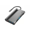 Док-станция  HAMA Hama 200102 7in1-USB-C-Docking-Station for 3x USB-A 3.1, HDMI™, VGA, LAN, USB-C (PD), 7 Ports, Super-Speed uo to 5 Gbit/s, Gigabit LAN, Ultra-HD 3840 x 2160, Grey Hama 200102 