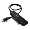 Внешний корпус для HDD/SSD  UGREEN UGREEN Adapter Type-C 3.0 to 2.5" SATA III, Support UASP, S.M.A.R.T, TRIM, up to 5Gbps, 50cm CM321, Black 76105 