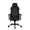 Fotoliu Gaming  AROZZI Gaming/Office Chair AROZZI Vernazza SuperSoft Fabric, Pure Black, Velvety texture fluid-repellant, max weight up to 135-145kg / height 165-190cm, Tilt  Angle Lock, Recline 165°, 4D Armrests, Head and Lumber cushions, Metal Frame, Aluminium wheelbase, 