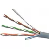 Cablu  None Cable FTP Cat.5e outdoor cable with messenger, 24AWG 4X2X1/0.525 copper, APC Electronic, 305m, Double jacket: PVC+PE), LA-FTP 5E-M 