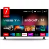 Телевизор  None 43" LED SMART TV Vesta LD43L7505, 4K UHD, 3840x2160, Android 13, Black (43'' LED, 4K UHD 3840x2160, HDR 10bit, 3 HDMI 2.0, 2 USB, Wi-Fi 2.4/5 GHz, Bluetooth, DVB-T/T2/C/CI+, Dolby Digital, 8GB storage, 2GB RAM, 2x10W speakers, VESA 200x200) LD43L7505 