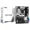 Placa de baza  None ASRock B760 PRO RS, Socket 1700, 10 Phases, Intel® B760 (12/13/14th Gen CPU), CPU graphics, HDMI, DisplayPort, eDP,  Dual 4xDDR5-7200, 1xPCIe x16 5.0, 1xPCIe x16 4.0, 1xPCIe x16 3.0, 1xPCIe x1 3.0, 1 x M.2 Socket (Key E), 4 xSATA3, RAID, 2x Hyper M.2 