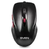 Мышь беспроводная  SVEN Wireless Mouse SVEN RX-450W, 1200-3200 dpi, 6 buttons, 67g, Ambidextrous, 500mAh, 2.4Ghz, Black 