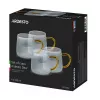 Кружка  Ardesto Glass cups Ardesto Dew Set 350 ml 4 pcs, AR2635C 