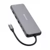 Док-станция  VERBATIM Verbatim 13-in-1 USB-C Pro Multiport Hub CMH-13, 3x USB 3.2-A (Gen 1), 1x USB3.2-A (Gen 2), 2x USB2.0-A , 2x USB-C PD (87-96W) +Data, 2x HDMI 8K 30Hz, 1x DP 8K 30Hz, RJ45 Gigabit, 3.5mm audio, USB 3.2-C (Gen 2) cable 15cm, 150g 